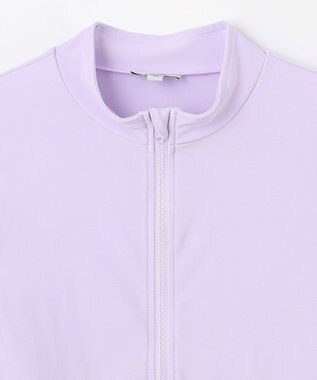 ANY KIDS 裾フリル　ラッシュガード ラベンダー