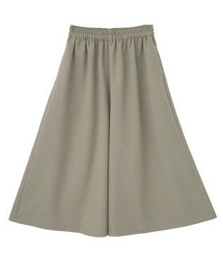 AMERICAN HOLIC 【選べる丈】ギャザーウールライクスカーチョ Gray Beige