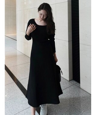 Green Parks フレアニットワンピース