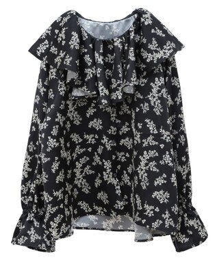 CRAFT STANDARD BOUTIQUE フリル衿ブラウス Flower
