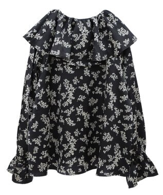 CRAFT STANDARD BOUTIQUE フリル衿ブラウス Flower
