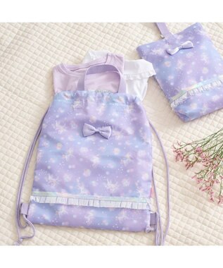 Mother garden マザーガーデン ユニコーン お着替え巾着リュック 《フラワー柄》 フラワー柄