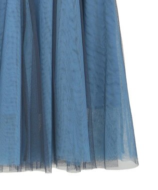 YECCA VECCA レイヤードチュールマーメイドスカート Blue