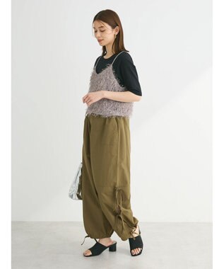 Green Parks テープヤーンキャミビスチェ Gray