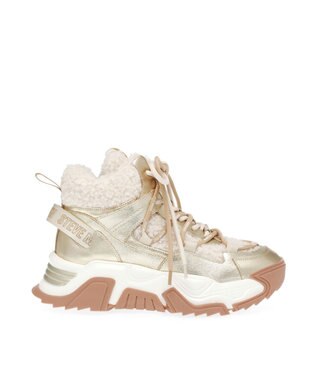 STEVE MADDEN KABOOM スノーハイカットスニーカー ゴールド