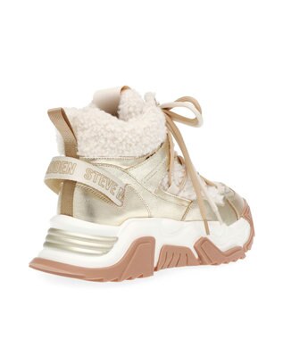 STEVE MADDEN KABOOM スノーハイカットスニーカー ゴールド