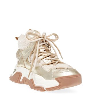 STEVE MADDEN KABOOM スノーハイカットスニーカー ゴールド