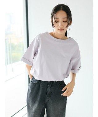 CRAFT STANDARD BOUTIQUE 接触冷感/抗菌防臭/ 前後2WAY半袖スクエアネックTee