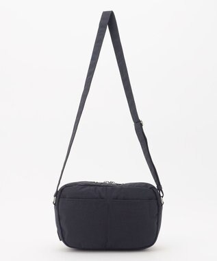 LA BAGAGERIE 【MONICA】クリンクルナイロン　ドロストショルダーバッグ ネイビー