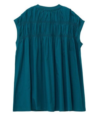 AMERICAN HOLIC シャーリング半袖フレアプルオーバー Green