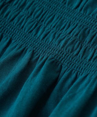 AMERICAN HOLIC シャーリング半袖フレアプルオーバー Green