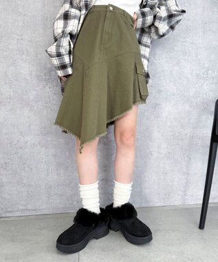 WEGO 【25年秋冬新作/あったかい】ムートンタッチサボ ブラック