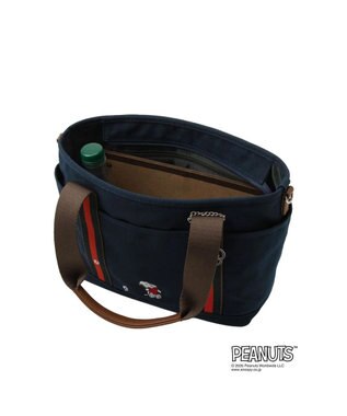 CLATHAS SNOOPYキャンパス ２wayトートバッグ（大） ネイビー