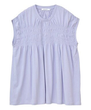 AMERICAN HOLIC シャーリング半袖フレアプルオーバー Lavender