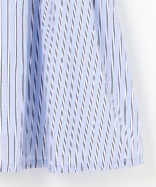 組曲 KIDS 【110-140㎝】サマーストライプ ワンピース サックスブルー系1