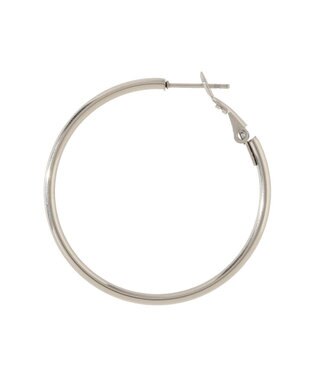 YECCA VECCA ステンレスフープピアス Silver