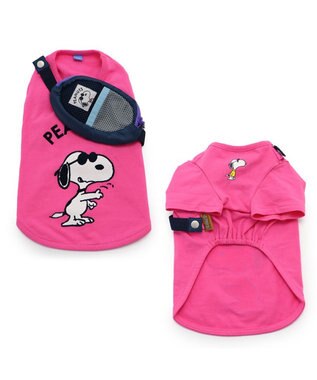 PET PARADISE スヌーピー ジョークール お揃い Ｔシャツ 《イエロー  / ホワイト /  ピンク》 小型犬 ピンク