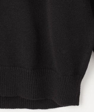 Feroux パール×ビジュー ニット ブラック系