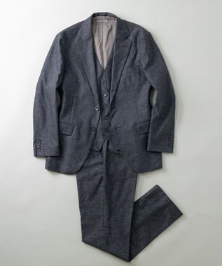 GOTAIRIKU 3ピースセットアップ対応【あたたかい】RENEWOOL ウールパンツ グレー系8