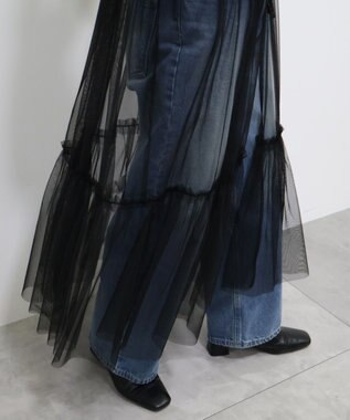 AMERICAN HOLIC ティアードチュールワンピース Black