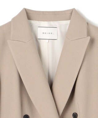 BEIGE， 【VERY NaVY12月号掲載】BUNNELL / ウールダブルブレストジャケット L.Taupe