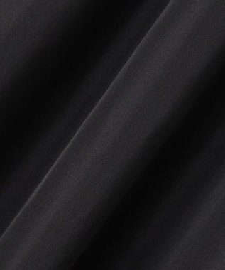 ICB L 【UVケア・速乾・洗える】シルクエステルタフタ フレアスカート ブラック系