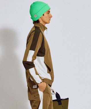 PW CIRCULUS 【ストレッチ素材】【MEN】トラックジャケット ゴルフ カーキ系