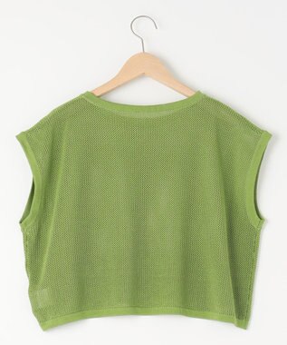 SHARE PARK LADIES 【セットアイテム】レーヨンナイロンニットワンピース グリーン系