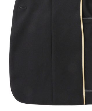 BEIGE， 【洗える・L-size】ALAINA / Vネックカラージャケット Black