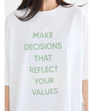 CRAFT STANDARD BOUTIQUE シルケット天竺　ロゴＰＴ　ＢＩＧ　Ｔｅｅ　Ｓ／Ｓ Off White