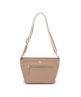 TOPKAPI 【TREASURE TOPKAPI】ソフトシュリンク テープ コンビ レザー ミニショルダーバッグ グレージュ