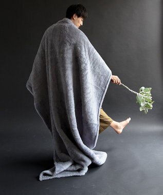 LOOM&SPOOL SRN2メリノウール毛布シングル グレーGY