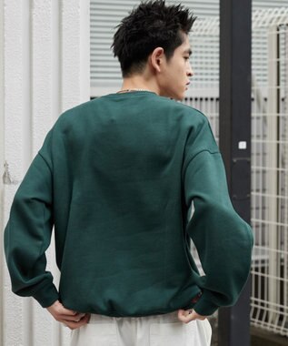 WEGO 【２点SET】アクセ付きグラフィックプルオーバー ダークグリーン