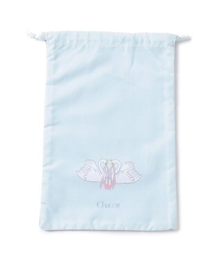 Chacott オデット半メッシュ巾着M ベビーブルー