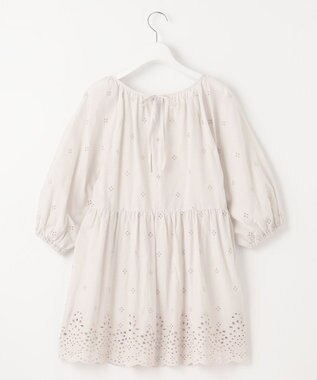 23区 【SLOW/洗える】エンブロイダリーレース ブラウス ベージュ系