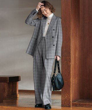 23区 S 【Oggi1月号/CLASSY.11月号掲載】スムージーコットン タートルネック ニット ホワイト系