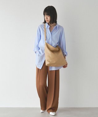 russet ソフトレザーワンショルダーバッグ(CE-1506) Beige