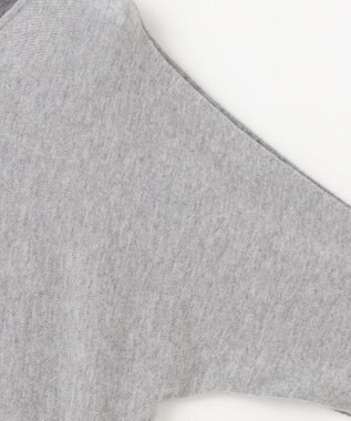 自由区 L 【カタログ掲載】ファインウールカシミヤドルマンシルエット ニット グレー系