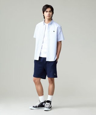 J.PRESS MEN 大人気シリーズに新作登場！【WEB限定】バックブルスウェット ショートパンツ ネイビー系