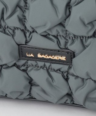 LA BAGAGERIE ポップコーンキルト2WAYトート Sサイズ ダークグレー