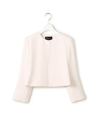 23区 L 【APPLAUDIR】クリアジョーゼット コンパクトタックジャケット