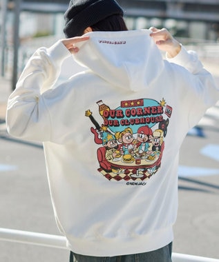 WEGO 【ユニセックス着用ITEM】別注NEWJACKグラフィックプルパーカー