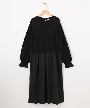 組曲 バルーンドッキングワンピース ブラック系