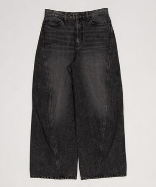 WEGO 【ユニセックス着用ITEM/SMLサイズ展開】カバーフィットバルーンデニムパンツ デニムブラックソノタ