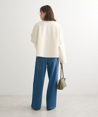 Green Parks リバーシブルカーディガン Off White