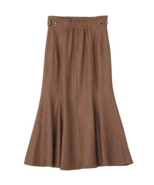 earth music&ecology フェイクレザーマーメイドスカート Brown