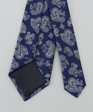 GOTAIRIKU 日本縫製/オリジナル柄【Fermo Fossati】ネクタイ_ペイズリー ネイビー系4