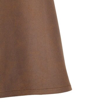 earth music&ecology フェイクレザーマーメイドスカート Brown