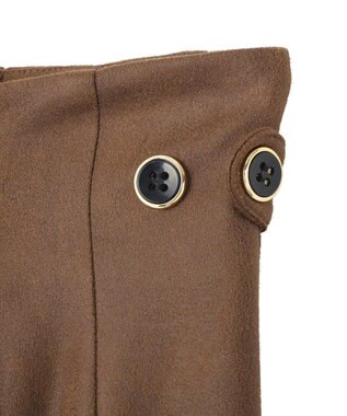 earth music&ecology フェイクレザーマーメイドスカート Brown