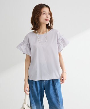 Green Parks ・ＥＬＥＮＣＡＲＥ　ＤＵＥ　バックリボンブラウス Light Gray